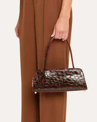 Christian Louboutin Eloise Top-Handle Bag in Croc-Embossed Leather | Thumbnail 7