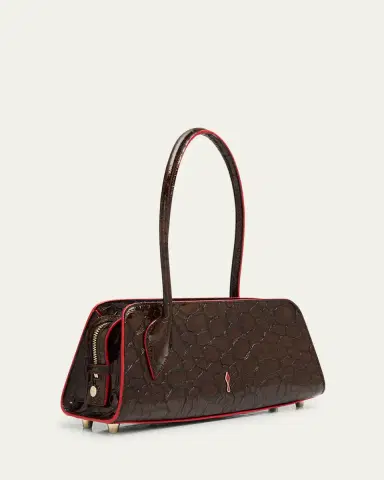Christian Louboutin Eloise Top-Handle Bag in Croc-Embossed Leather | Thumbnail 8
