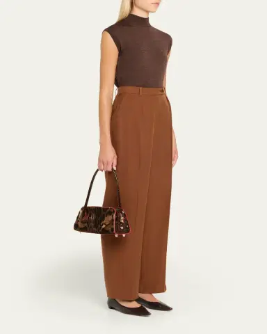 Christian Louboutin Eloise Top-Handle Bag in Croc-Embossed Leather | Thumbnail 10