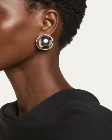 ALAÏA Spherical Stud Earrings | Thumbnail 6