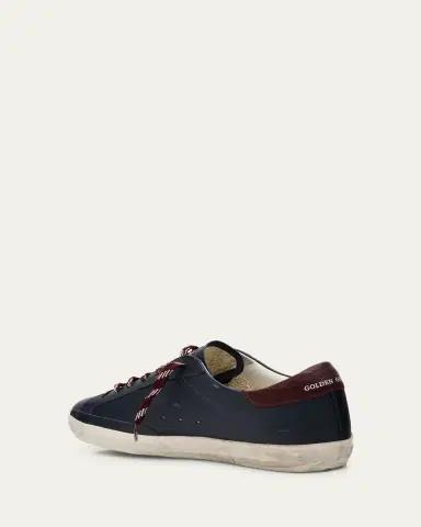 Golden Goose Men's Super-Star Leather Low-Top Sneakers | Thumbnail 2 Golden Goose Men's Super-Star Leather Low-Top Sneakers | Thumbnail 2