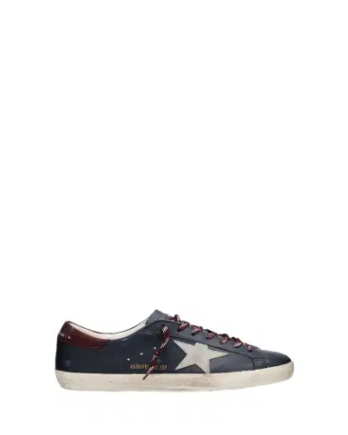 Golden Goose Men's Super-Star Leather Low-Top Sneakers | Thumbnail 1 Golden Goose Men's Super-Star Leather Low-Top Sneakers | Thumbnail 1