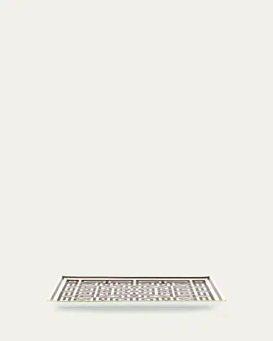 Ginori 1735 Labirinto Ebano Vide Poche Square Plate | Thumbnail 3 Ginori 1735 Labirinto Ebano Vide Poche Square Plate | Thumbnail 3