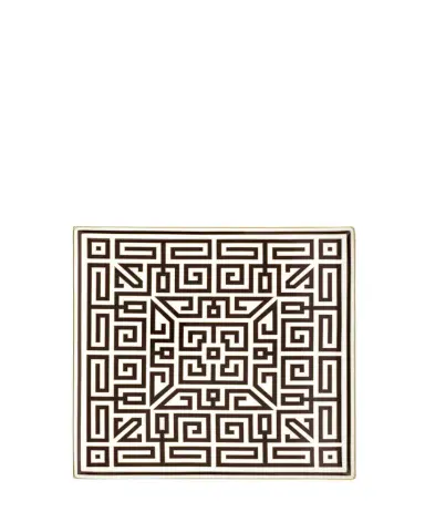 Ginori 1735 Labirinto Ebano Vide Poche Square Plate | Thumbnail 1 Ginori 1735 Labirinto Ebano Vide Poche Square Plate | Thumbnail 1