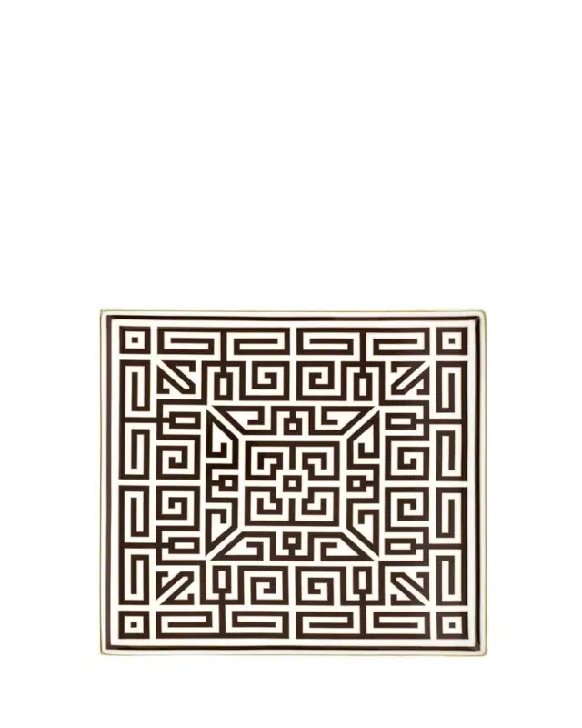 Ginori 1735 Labirinto Ebano Vide Poche Square Plate