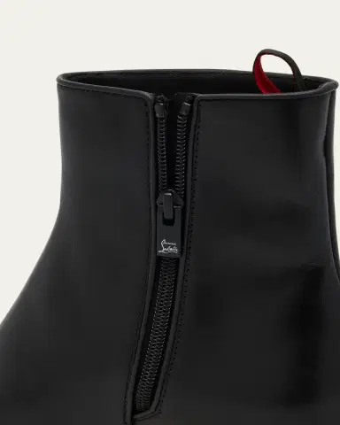 Christian Louboutin Men's Ziggissimo Forever Leather Ankle Boots | Thumbnail 10