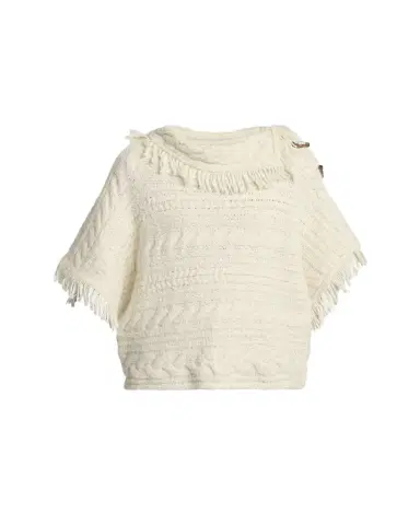 Etoile Isabel Marant Blanche Fringe Cable-Knit Sweater | Thumbnail 1