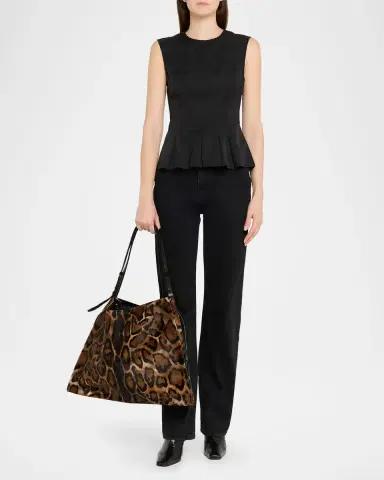 Christian Louboutin Baggy Tote Bag in Pony Hair | Thumbnail 4
