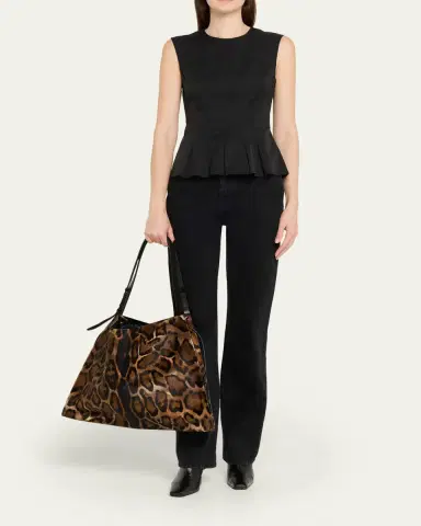 Christian Louboutin Baggy Tote Bag in Pony Hair | Thumbnail 10