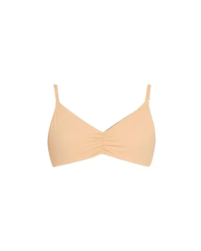 Commando Shirred Cotton Bralette