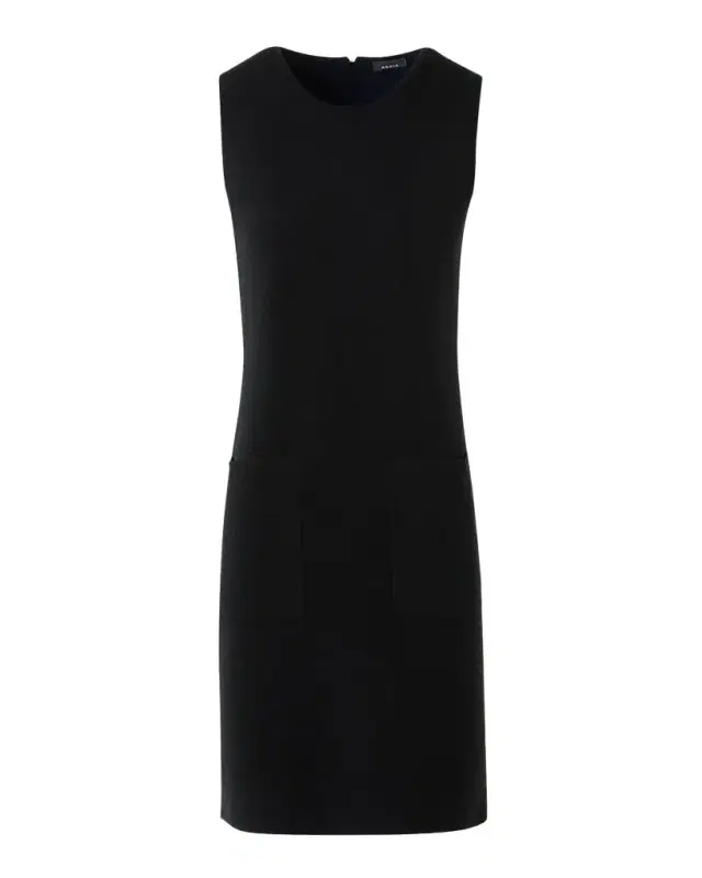 Cashmere Double-Face Knit Sleeveless Dress