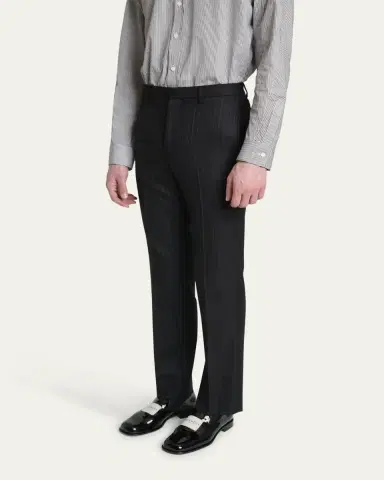 Givenchy Men's Classic-Fit Pinstripe Formal Trousers | Thumbnail 6
