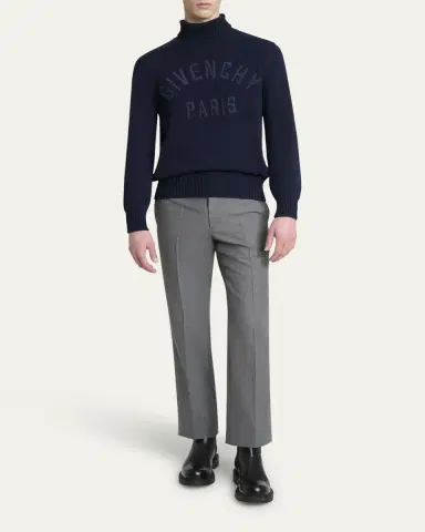 Givenchy Men's Classic-Fit Formal Trousers | Thumbnail 2 Givenchy Men's Classic-Fit Formal Trousers | Thumbnail 2