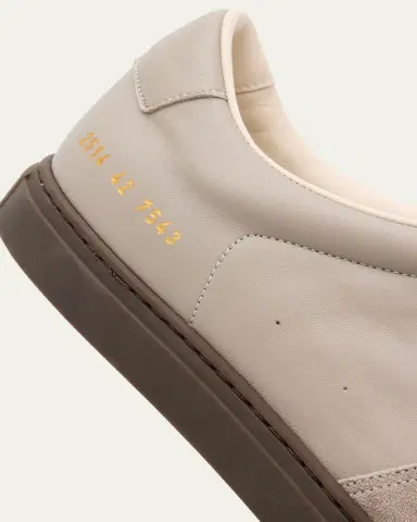 Common Projects Men's Bball Duo Slim Leather Low-Top Sneakers | Thumbnail 5 Common Projects Men's Bball Duo Slim Leather Low-Top Sneakers | Thumbnail 5