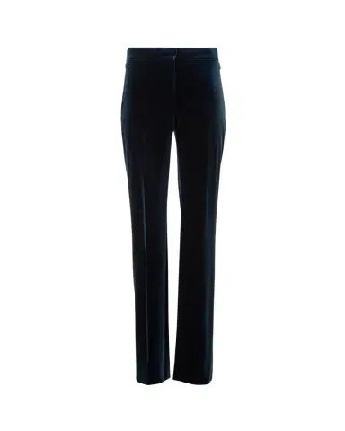 Akris Carl Techno Velvet Stretch Straight-Leg Pants | Thumbnail 1