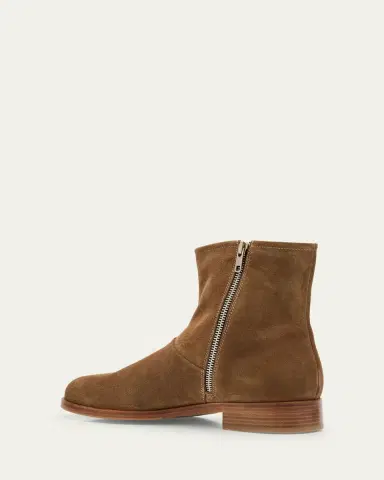 Common Projects Men's Suede Side-Zip Ankle Boots | Thumbnail 2