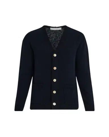 Bergdorf Goodman Men's Cashmere and Wool Boucle Cardigan | Thumbnail 1