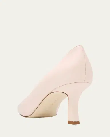 Manolo Blahnik Moiralo Leather Pumps | Thumbnail 3