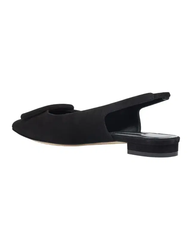 Manolo Blahnik Maylura Suede Slingback Ballerina Flats