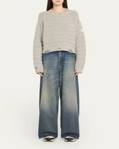 MM6 MAISON MARGIELA 5-Pocket Drawstring Jeans | Thumbnail 2