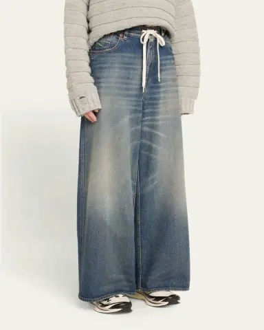 MM6 MAISON MARGIELA 5-Pocket Drawstring Jeans | Thumbnail 4