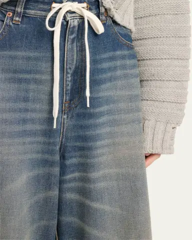 MM6 MAISON MARGIELA 5-Pocket Drawstring Jeans | Thumbnail 5