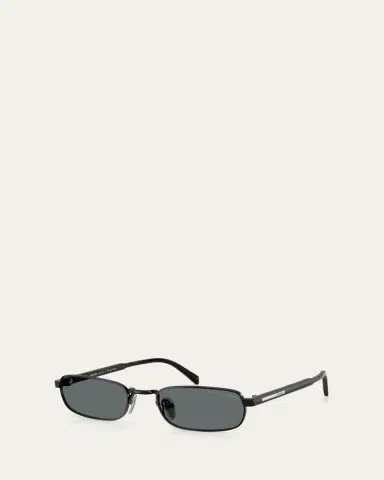 Prada Men's PR B54S Rectangle Sunglasses | Thumbnail 2