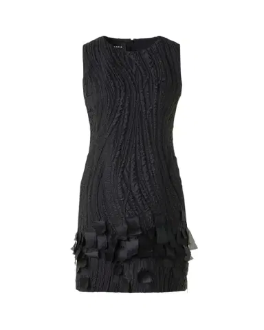 Akris Waves And Ribbons Jacquard Sleeveless Mini Dress | Thumbnail 1 Akris Waves And Ribbons Jacquard Sleeveless Mini Dress | Thumbnail 1