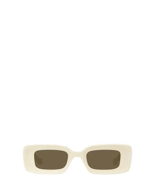 Loewe Anagram Beveled Acetate Rectangle Sunglasses