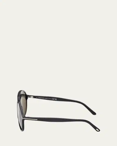 Tom Ford Men's Vladimir Acetate Aviator Sunglasses | Thumbnail 3 Tom Ford Men's Vladimir Acetate Aviator Sunglasses | Thumbnail 3