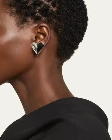 Alaïa Peaked Heart Earrings | Thumbnail 2
