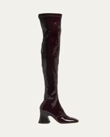 Chloé Janis Patent Leather Over-The-Knee Boots | Thumbnail 4 Chloé Janis Patent Leather Over-The-Knee Boots | Thumbnail 4