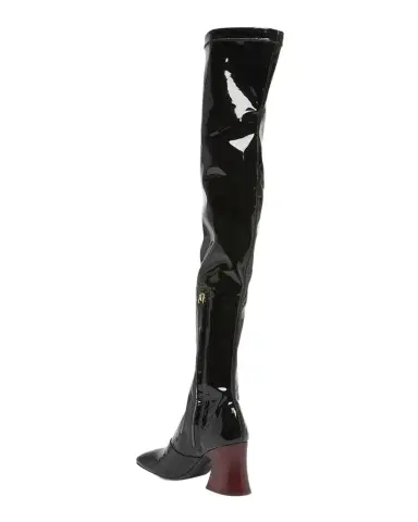 Chloé Janis Patent Leather Over-The-Knee Boots | Thumbnail 1 Chloé Janis Patent Leather Over-The-Knee Boots | Thumbnail 1