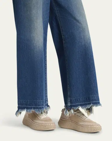 Chloé Nama Suede Stitch Walking Sneakers | Thumbnail 2