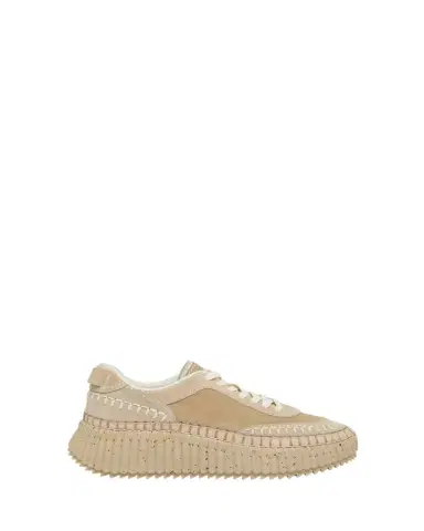 Chloé Nama Suede Stitch Walking Sneakers | Thumbnail 1