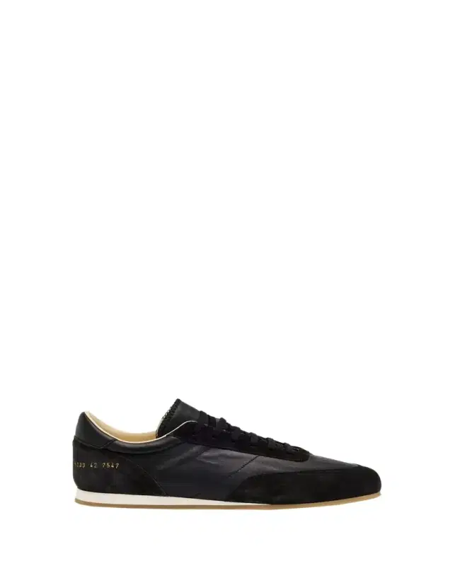 Men's Leather and Suede Runner Sneakers
