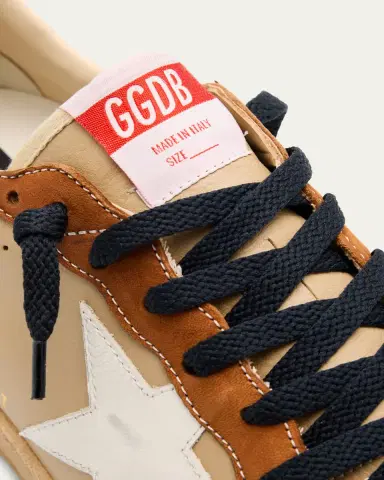Golden Goose Men's Ball Star Low-Top Nubuck Leather Sneakers - Exclusive | Thumbnail 3