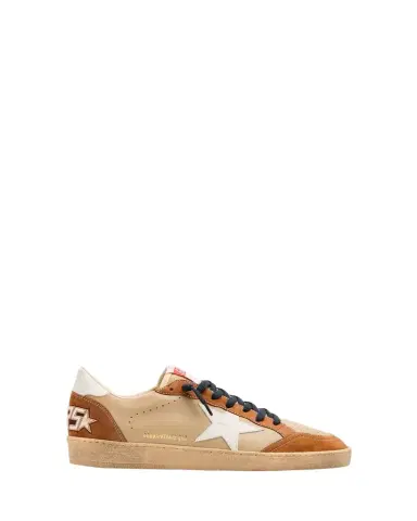 Golden Goose Men's Ball Star Low-Top Nubuck Leather Sneakers - Exclusive | Thumbnail 1