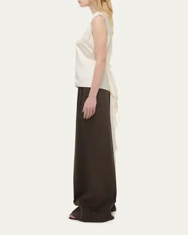 Helmut Lang Sleeveless Draped Silk Scarf Top | Thumbnail 7 Helmut Lang Sleeveless Draped Silk Scarf Top | Thumbnail 7