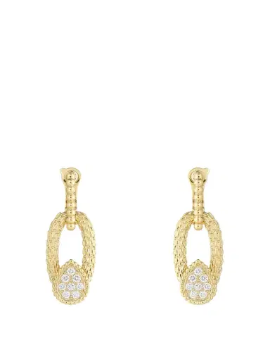 Boucheron Serpent Boheme 18K Yellow Gold Diamond Pendant Earrings | Thumbnail 1