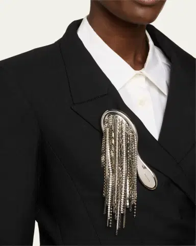 Alexander McQueen Banshee Chain Brooch | Thumbnail 2