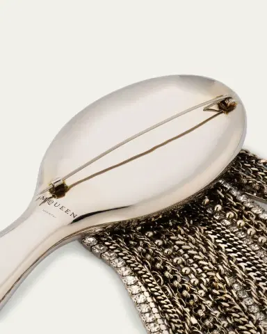 Alexander McQueen Banshee Chain Brooch | Thumbnail 4