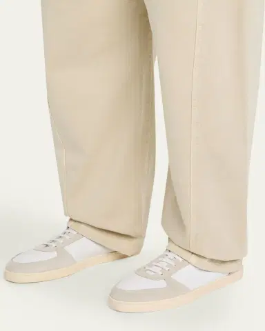 Bergdorf Goodman Men's Deerskin and Suede Low-Top Sneakers | Thumbnail 2 Bergdorf Goodman Men's Deerskin and Suede Low-Top Sneakers | Thumbnail 2
