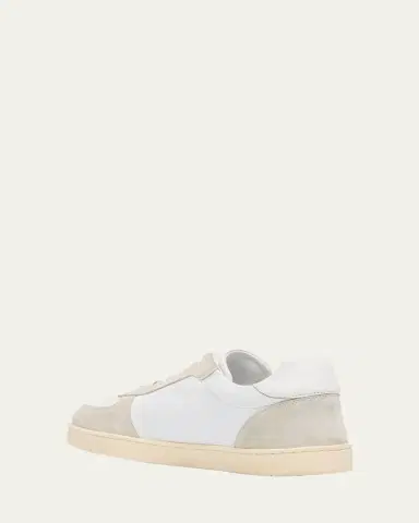 Bergdorf Goodman Men's Deerskin and Suede Low-Top Sneakers | Thumbnail 4 Bergdorf Goodman Men's Deerskin and Suede Low-Top Sneakers | Thumbnail 4