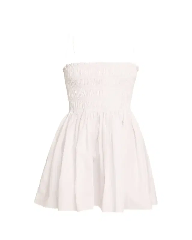 Shirred Bodice Mini Dress