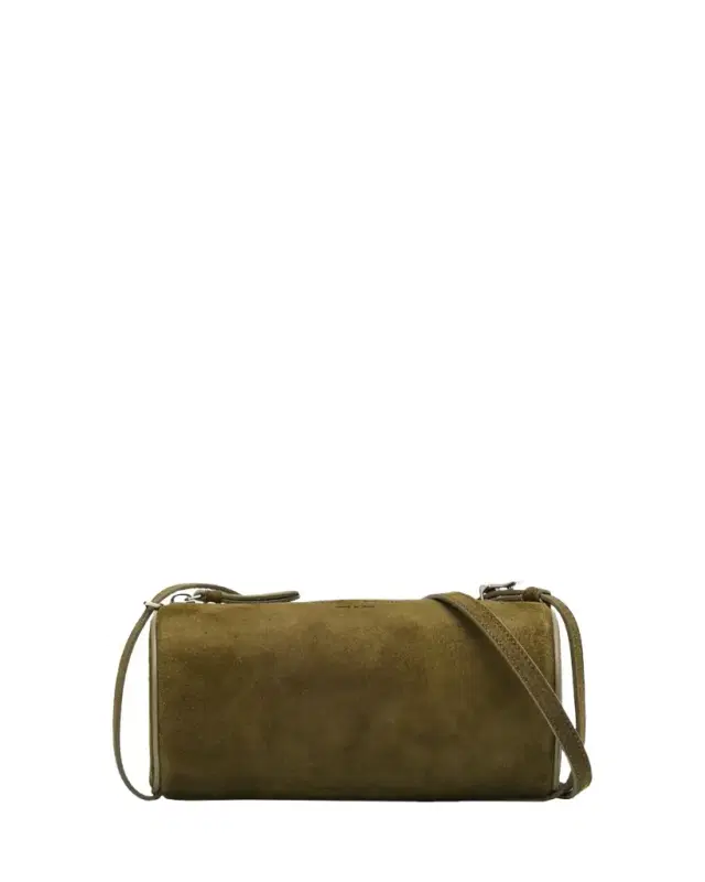 Medium Silo Suede Crossbody Bag