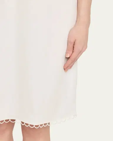 Hanro Anouk Embroidery-Trim Cotton Tank Nightgown | Thumbnail 5 Hanro Anouk Embroidery-Trim Cotton Tank Nightgown | Thumbnail 5