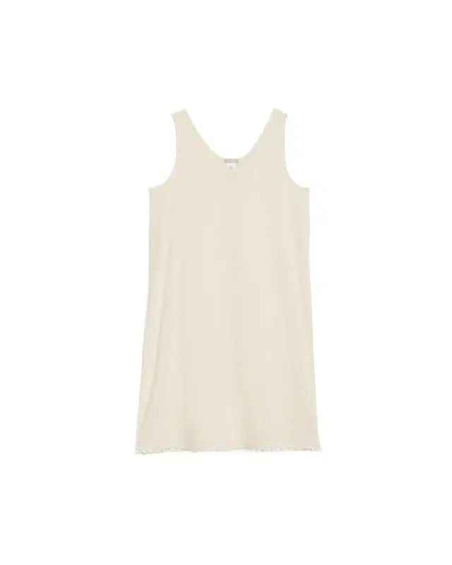Hanro Anouk Embroidery-Trim Cotton Tank Nightgown