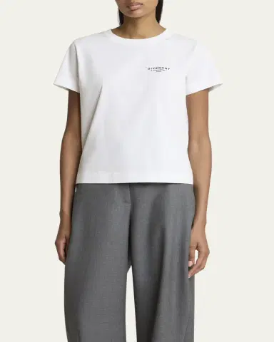 Givenchy Print Logo Short-Sleeve Tee | Thumbnail 4