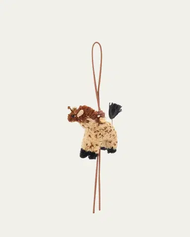Loewe x Paula's Ibiza Giraffe Charm in Raffia | Thumbnail 2 Loewe x Paula's Ibiza Giraffe Charm in Raffia | Thumbnail 2